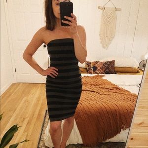 EXPRESS Strapless Cotton Dress.